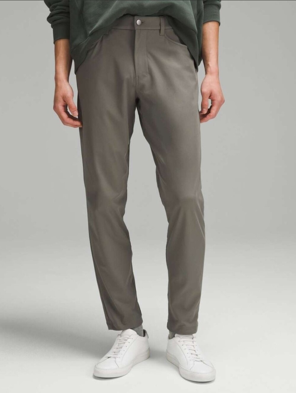 Lululemon ABC Slim-Fit 5 Pocket Pant Grey Sage 29" Long Size 32